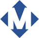 Logo of Meihoku with dark background with a blue letter "M" centered. Four blue arrows encircle the "M," pointing up, down, left, and right, conveying multidirectional movement.